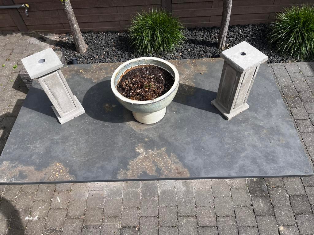 Buitentafel, Ophalen, Gebruikt