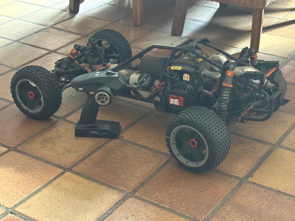 Baja auto op benzine 26cc, Hobby en Vrije tijd, Ophalen, Benzine, Auto offroad, Zo goed als nieuw