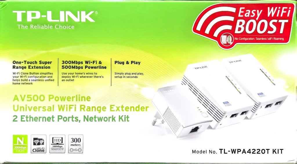 TP-link powerline AV500, Computers en Software, Ophalen, Zo goed als nieuw, TP link