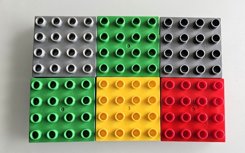 40 Duplo bouwplaatjes, Ophalen of Verzenden, Duplo