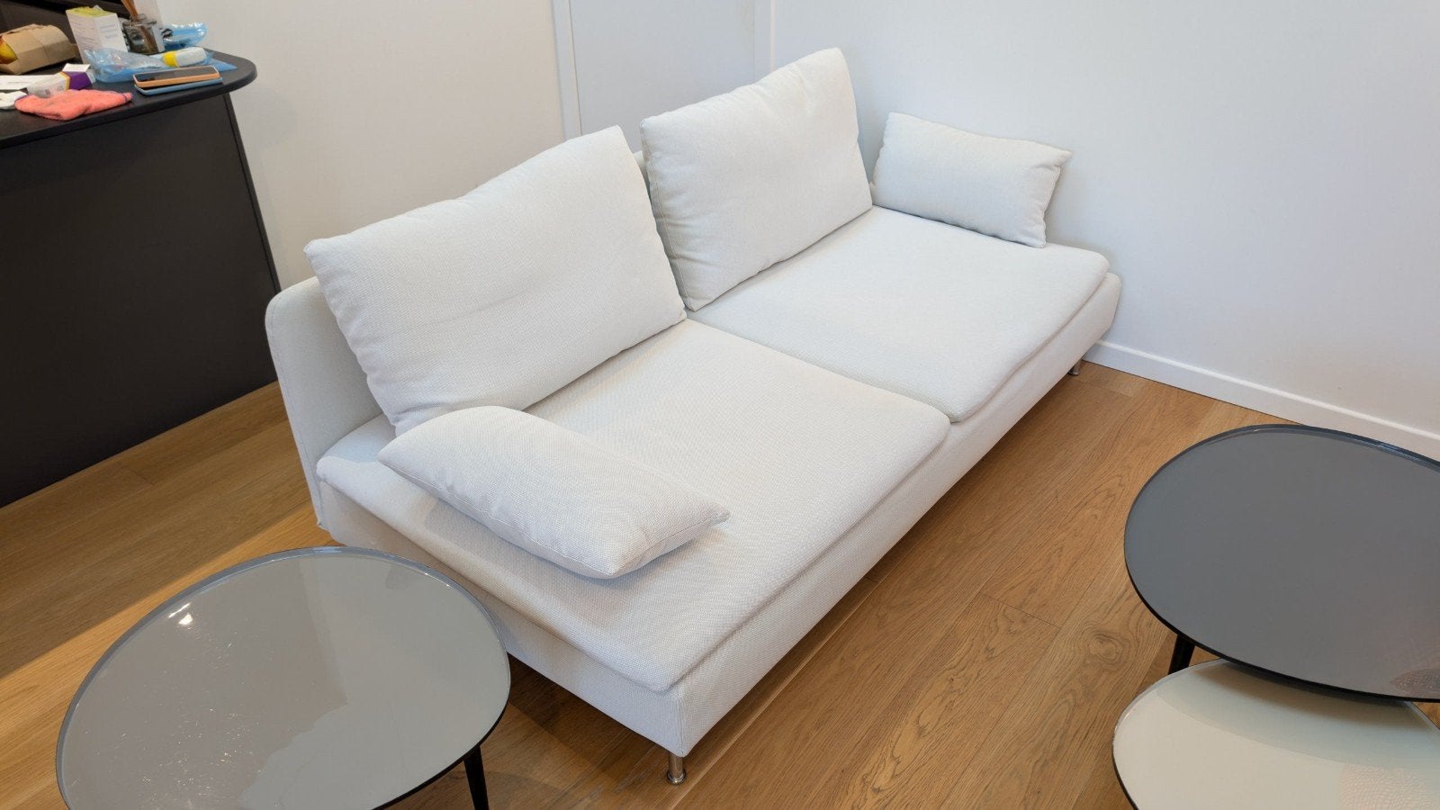 Canapé IKEA Söderhamn gris clair - Excellent état, Enlèvement
