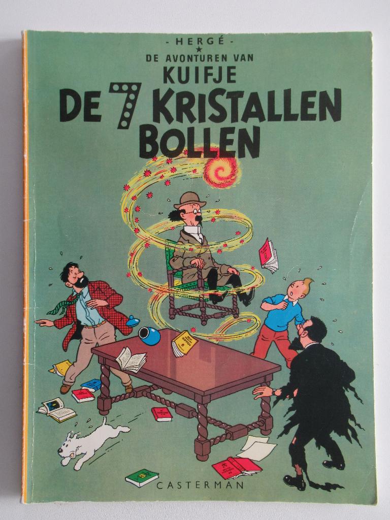 kuifje...nr.12...de 7 kristallen bollen, Ophalen of Verzenden, Gelezen