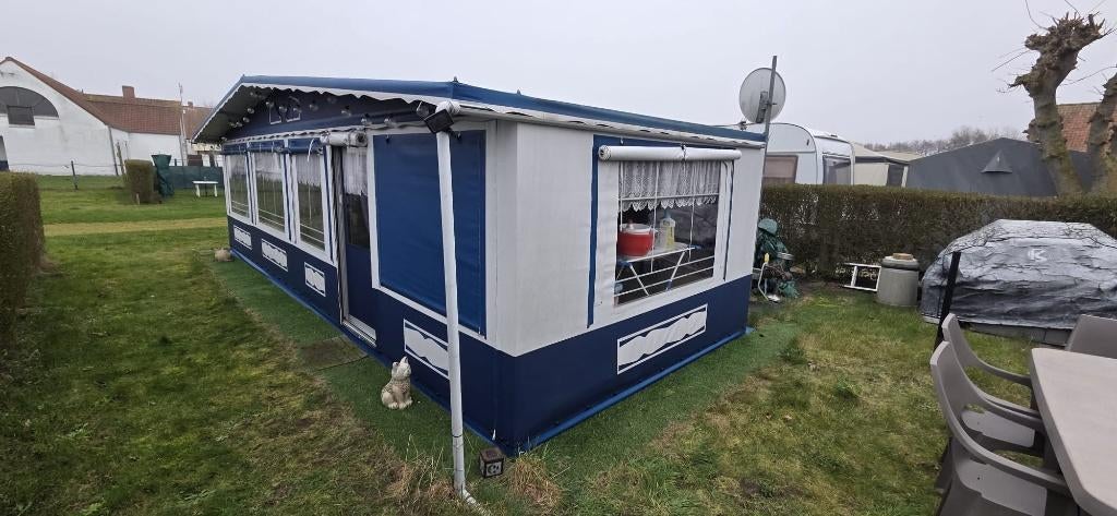 Ruime Tabbert Baronesse aan zee Instapklaar met inboedel, Tabbert, Dwarsbed, Particulier, 6 tot 7 meter