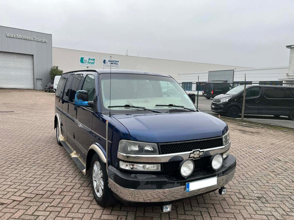 Chevrolet Van Express 5.3i V8 Benzine/LPG CAMPER, Autos, Achat, Beige, Entreprise, 7 places