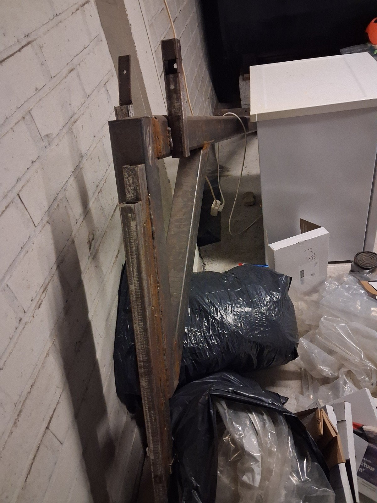 zware staander om katrol takel aan te hangen z, Doe-het-zelf en Bouw, Ophalen
