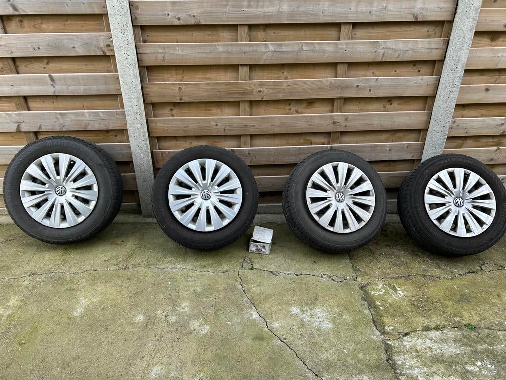 15 inch banden Continental Conti Eco Contact 3 VW Golf 7, Ophalen, Gebruikt, 15 inch, Band(en)