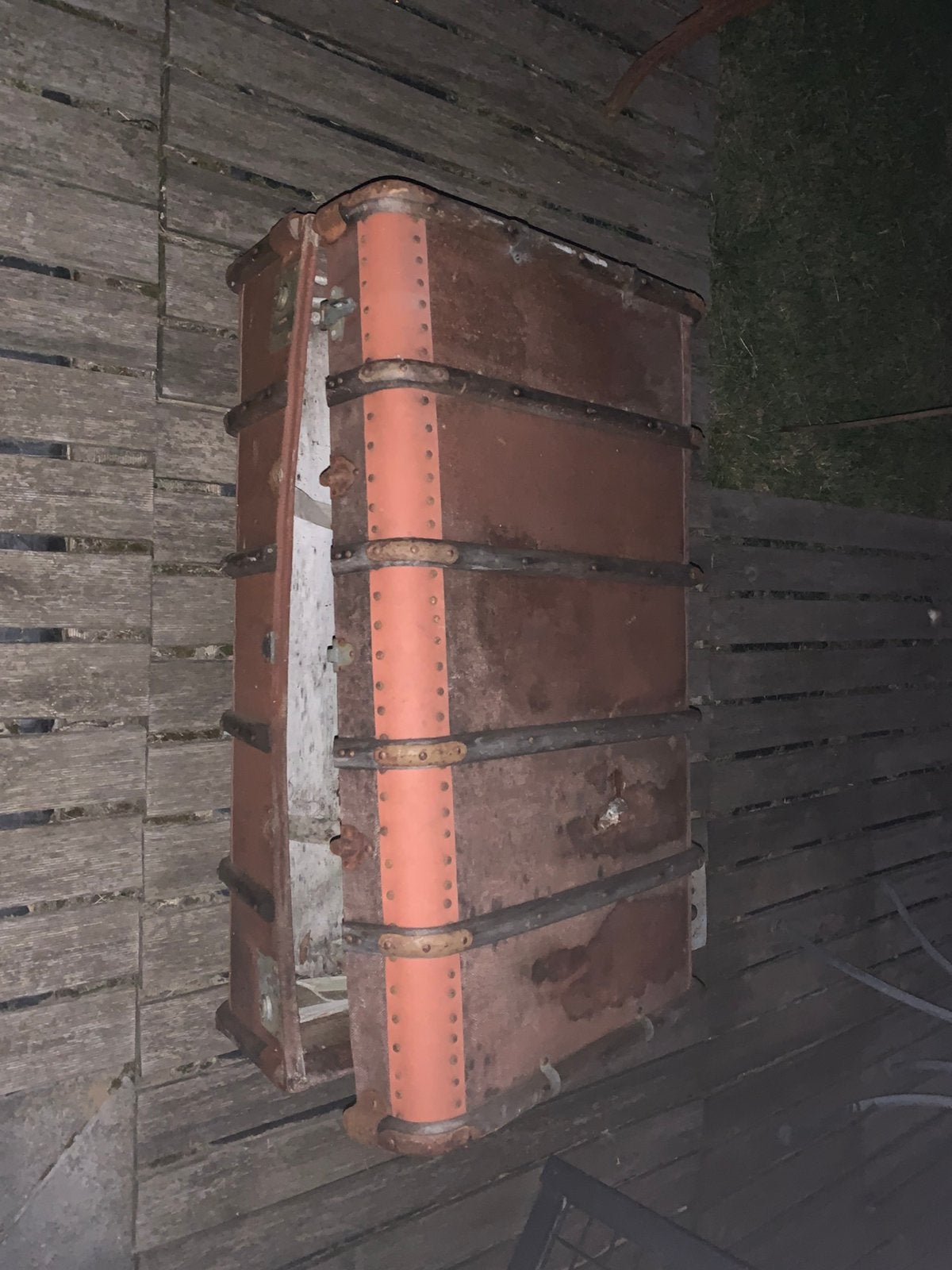 Zeer oude reiskoffer, Ophalen, Gebruikt, 100 tot 150 cm, 5 – 50