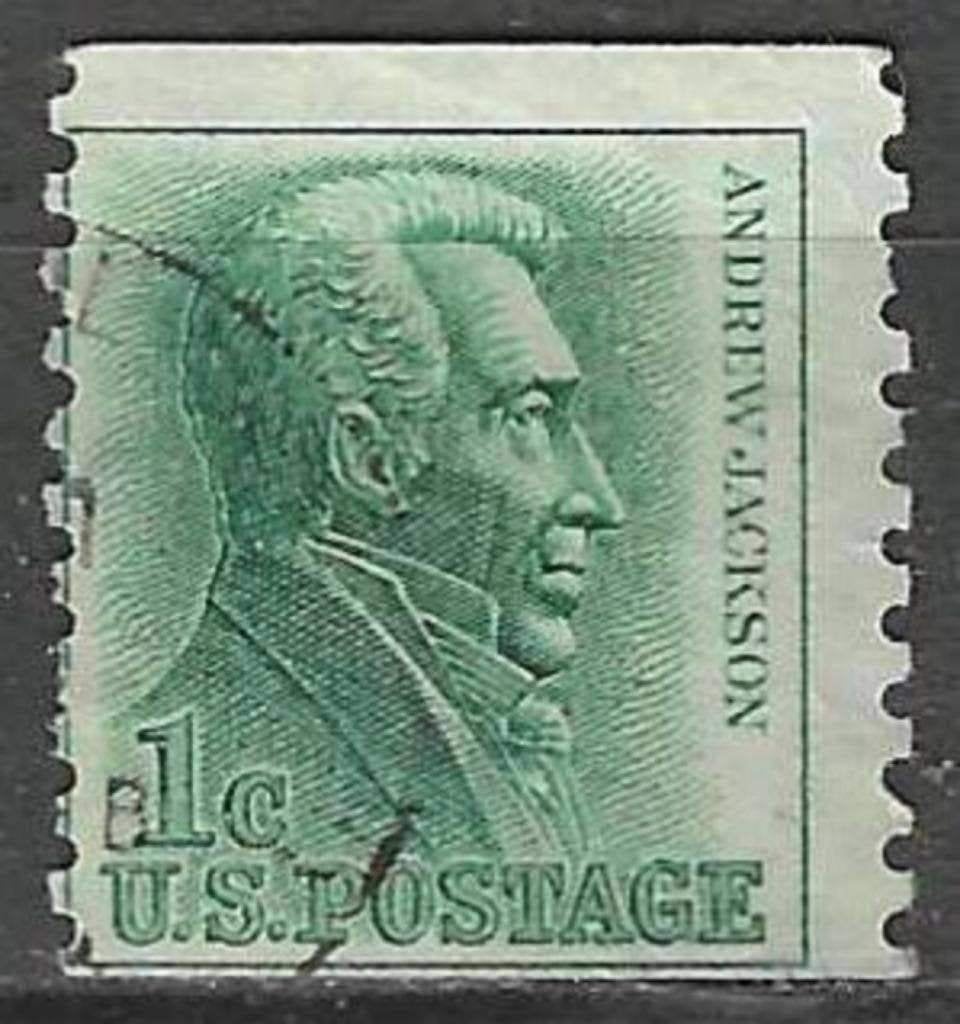 États-Unis 1962/1963 - Yvert 740b - Andrew Jackson (ST), Timbres & Monnaies, Envoi, Affranchi