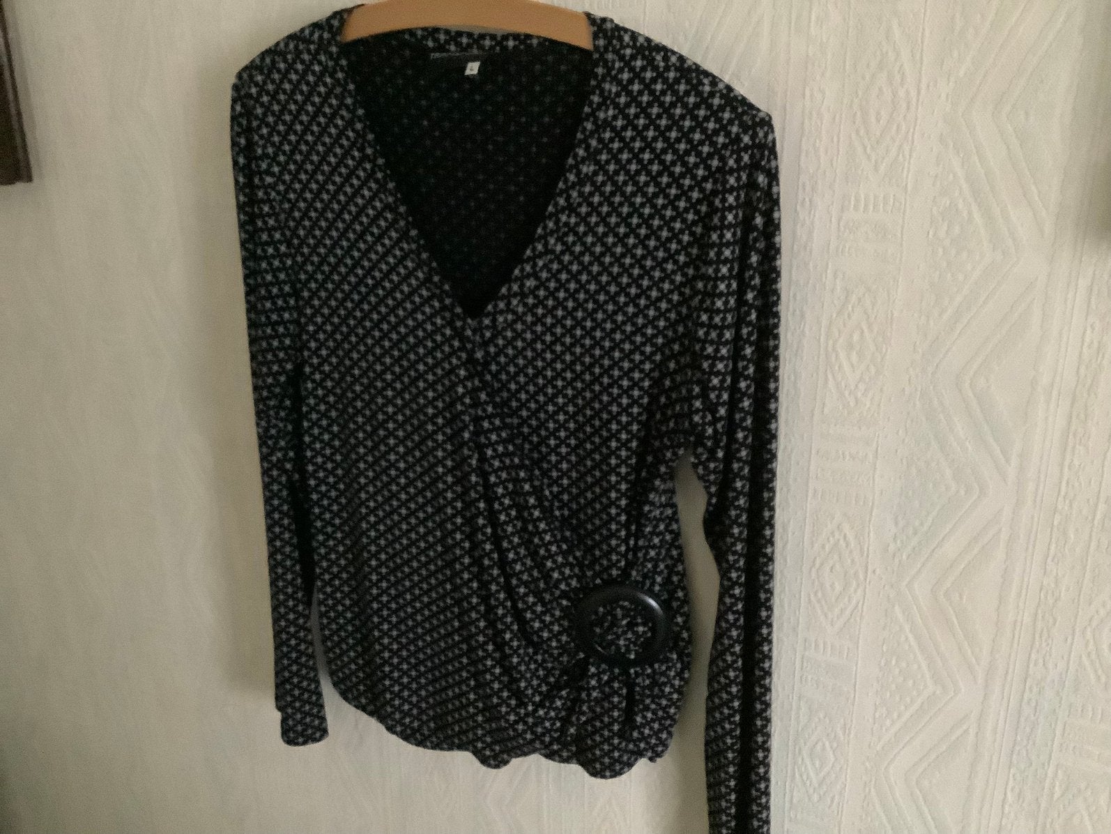 Blouse pour femme, Enlèvement ou Envoi, Comme neuf, Taille 42/44 (L), Noir