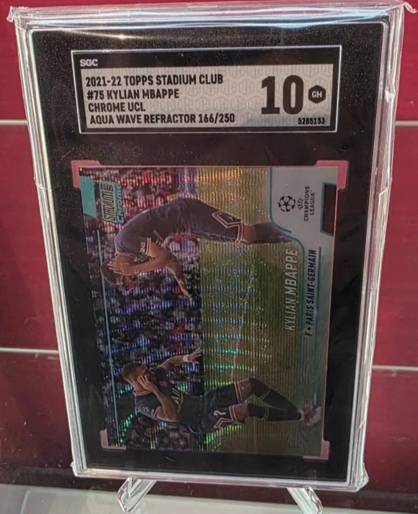 Topps+Mbappé+SGC 10+NO PSA+Hakimi+Paris saint germain, Collections, Enlèvement ou Envoi, Neuf, Affiche, Image ou Autocollant