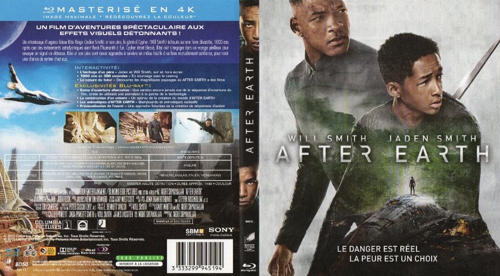 after earth (blu-ray) neuf, Enlèvement ou Envoi, Comme neuf, Science-Fiction et Fantasy