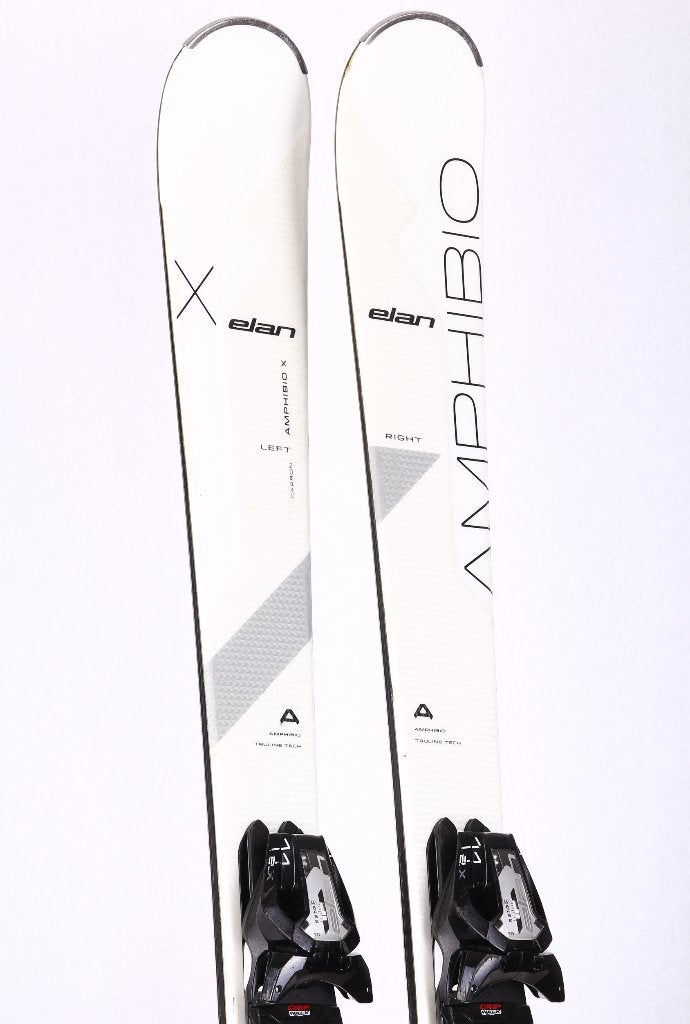 Skis ELAN AMPHIBIO X 152 cm, blancs, grip walk + Elan ELX 11, Autres marques, Carving, Skis, 140 à 160 cm