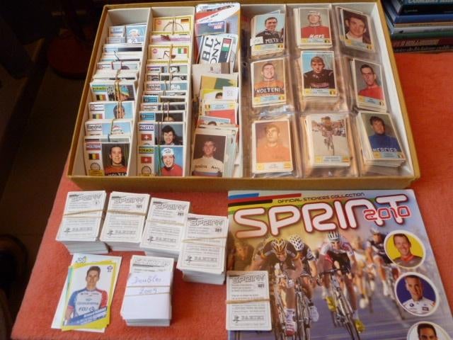 PANINI wielrenners chromos, Sprint 71-72, 2009-2010 + Albums, Ophalen of Verzenden, Zo goed als nieuw, Plaatje
