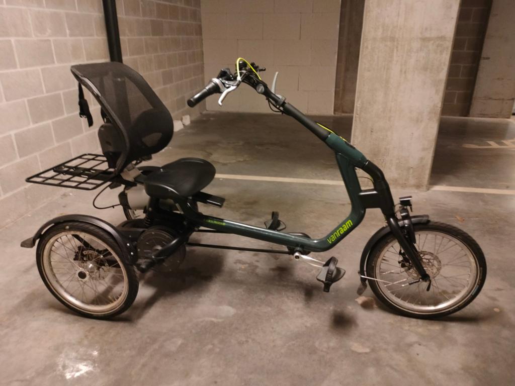 Tricycle adulte électrique de marque Van Ram, Enlèvement