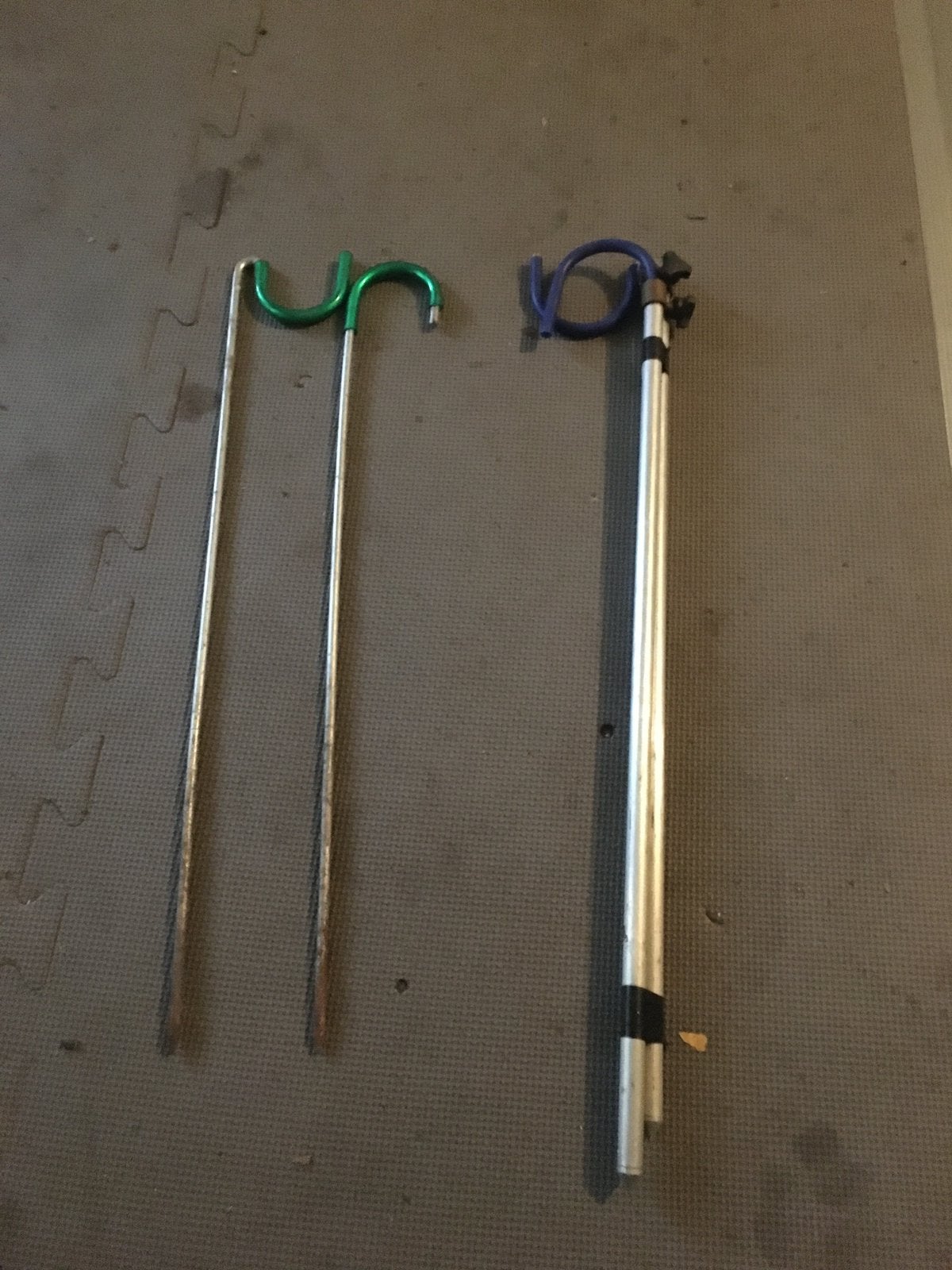 Hengelsteunen 2 stuks, Ophalen of Verzenden, Gebruikt, Overige typen