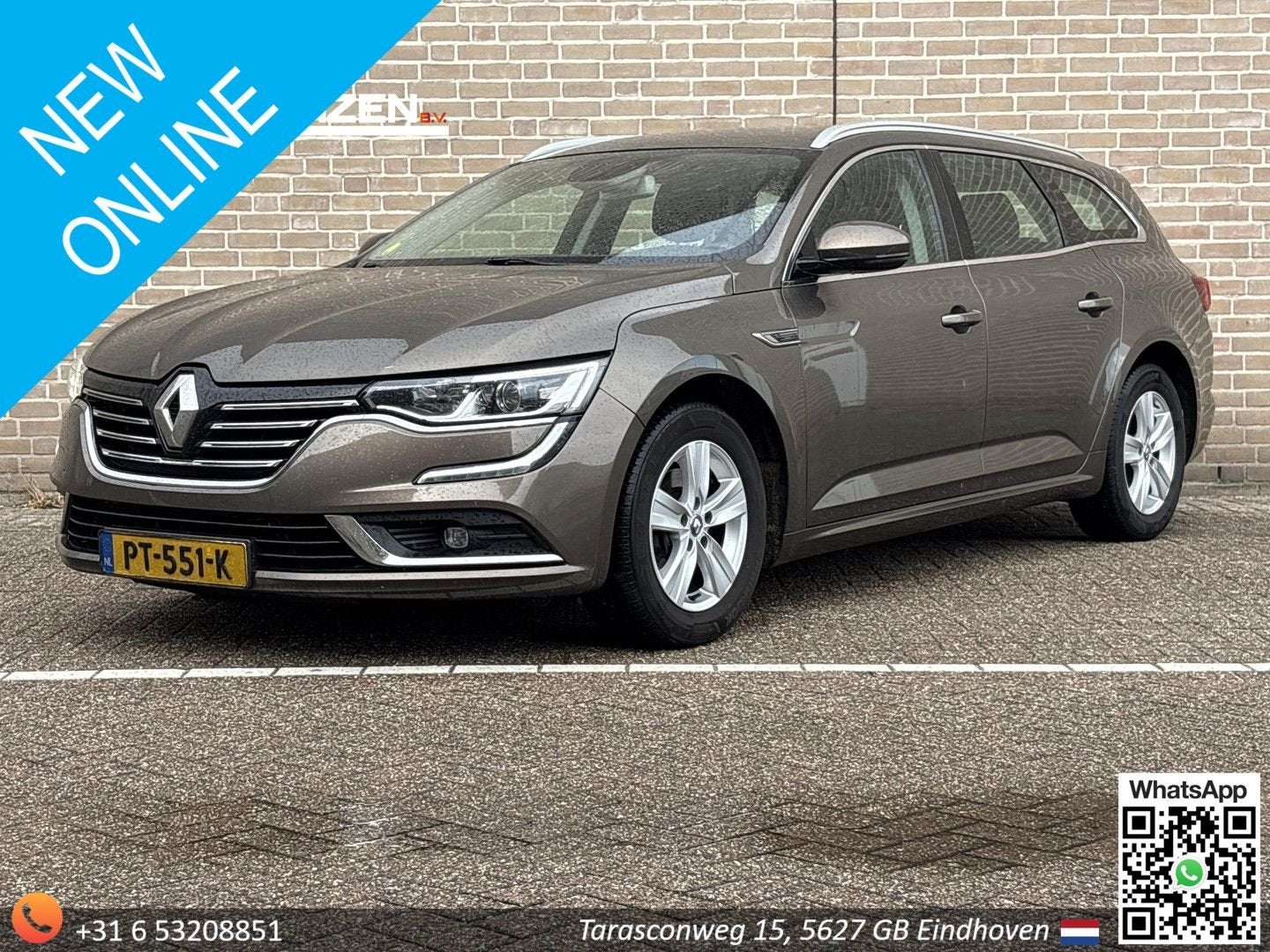 Renault Talisman Estate 1.5 dCi Zen | Climate | Cruise | Nav, Zwart, Bruin, Bedrijf, Te koop