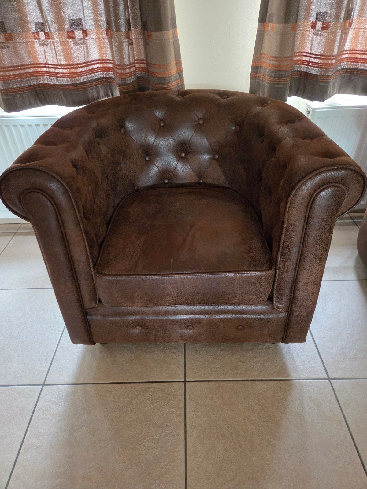 chesterfield look zetels, Enlèvement