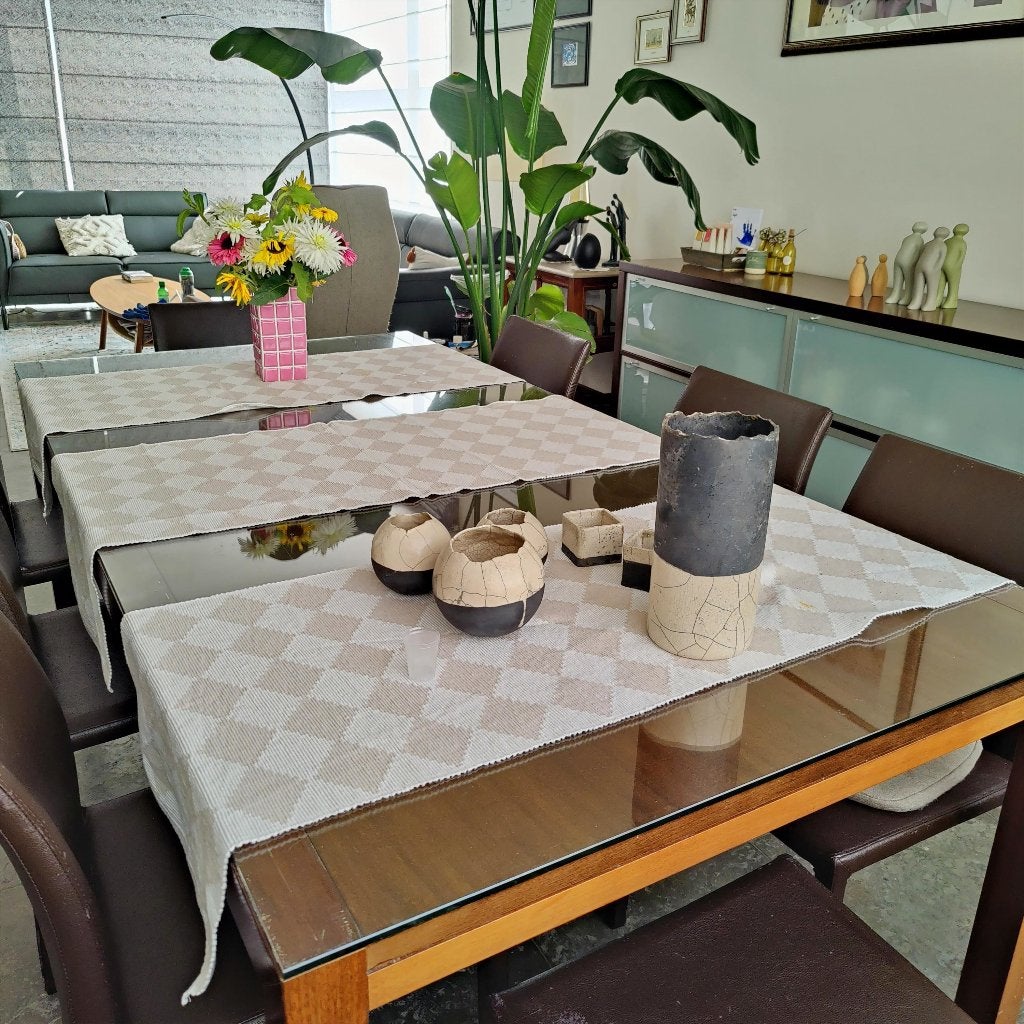 table à manger avec 8 chaises assorties, Maison & Meubles, Tables | Tables à manger, 100 à 150 cm, Enlèvement, Verre, Rectangulaire