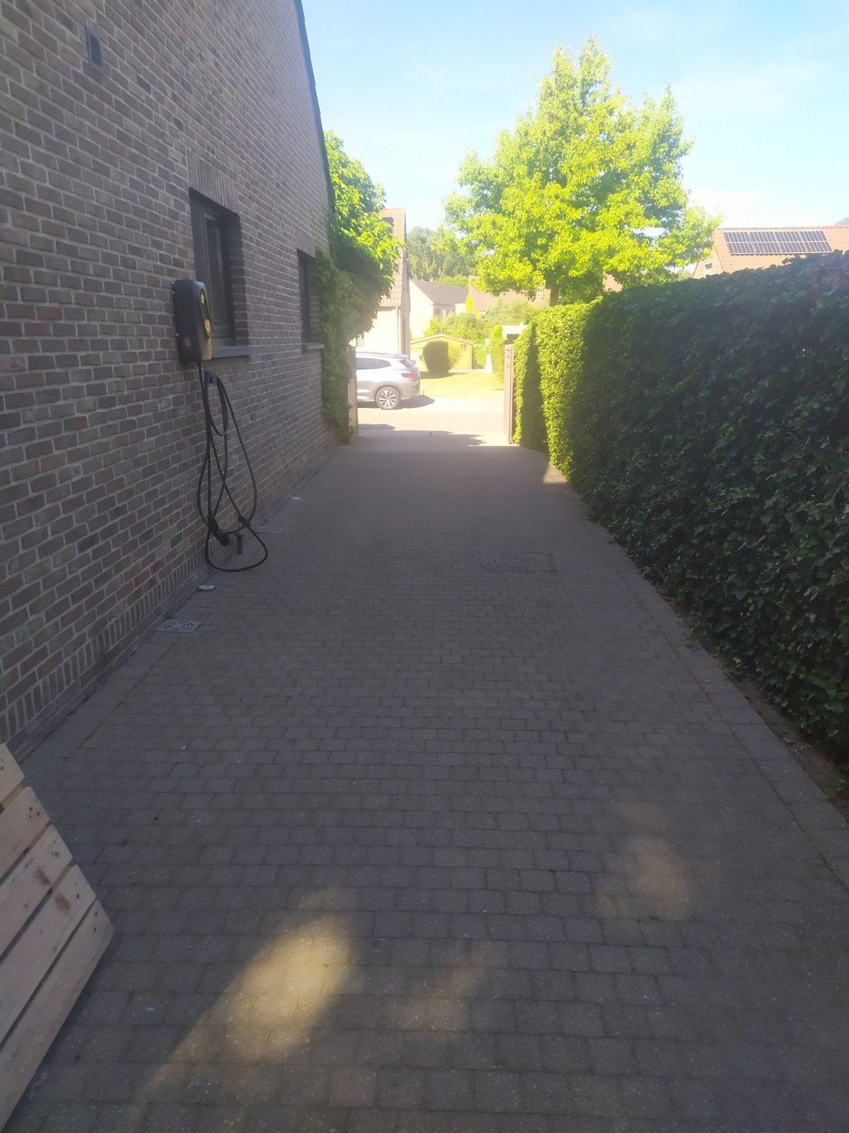 volledige oprit in grijze klinkers Stone & Style 75m ², Tuin en Terras, Ophalen, Gebruikt, Klinkers, 10 m² of meer