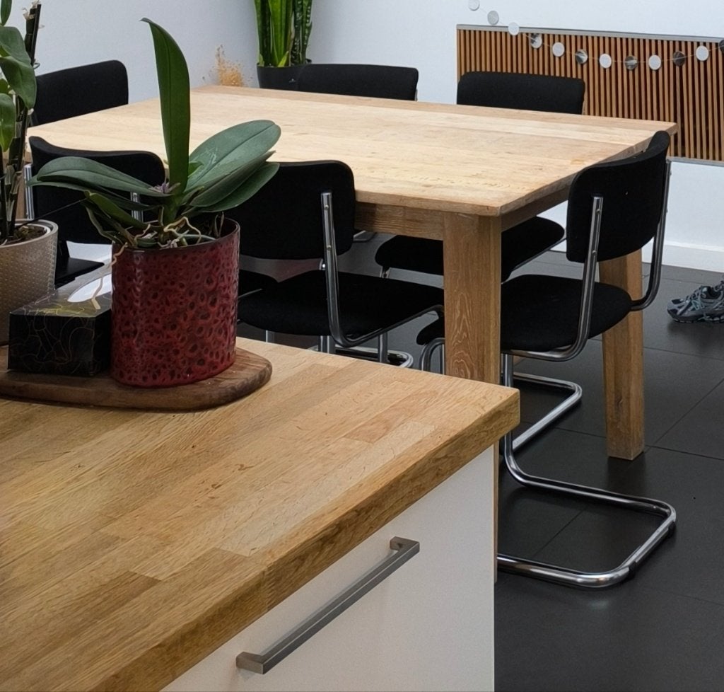Zwarte chrome stoelen, Huis en Inrichting, Stoelen, Ophalen, Gebruikt, Zwart, Chrome zwarte stoffen stoelen