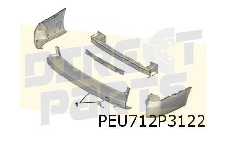 Citroen jumpy (6/16-5/24 ) (K0) achterbumperhoek Rechts Orig, -, Renault, -, Nieuw