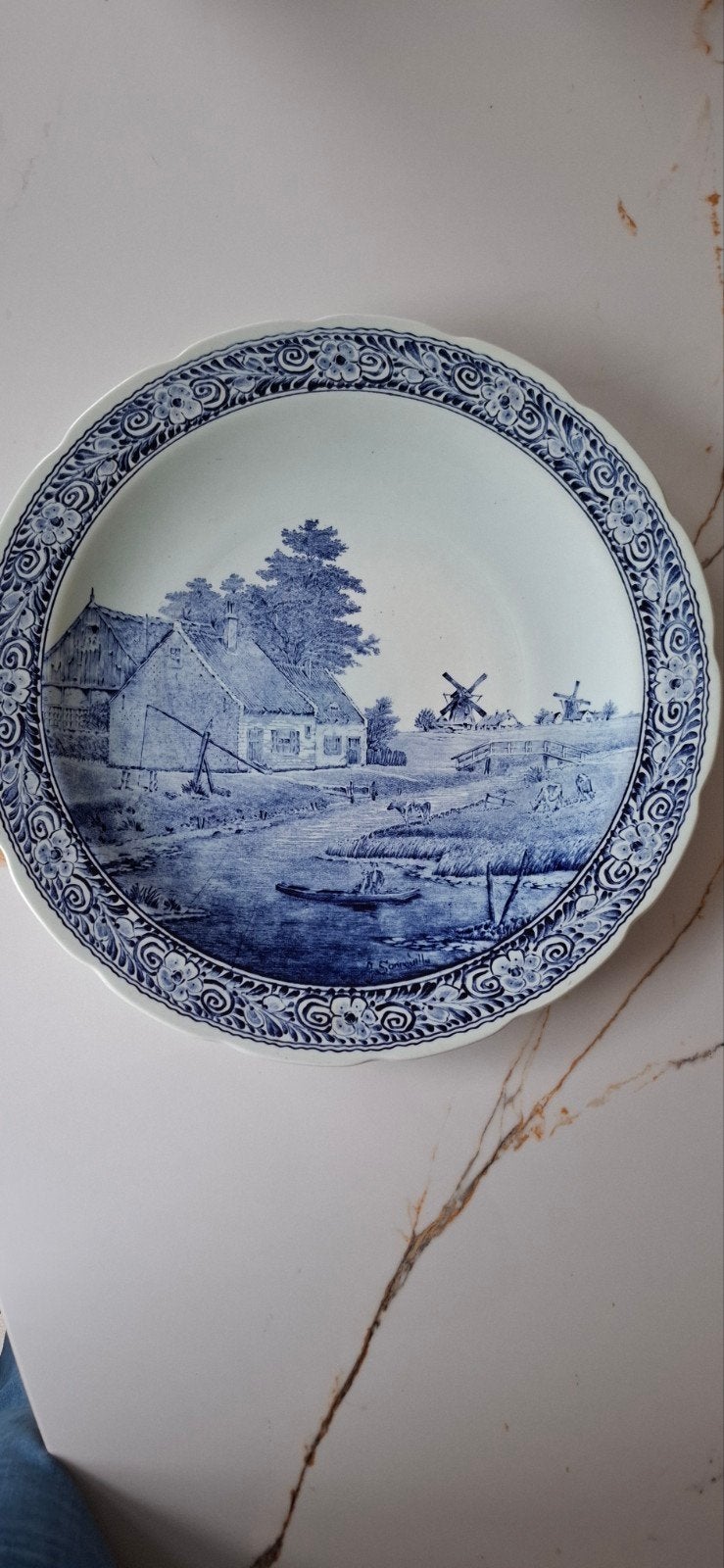 bord delfts blauw, Enlèvement