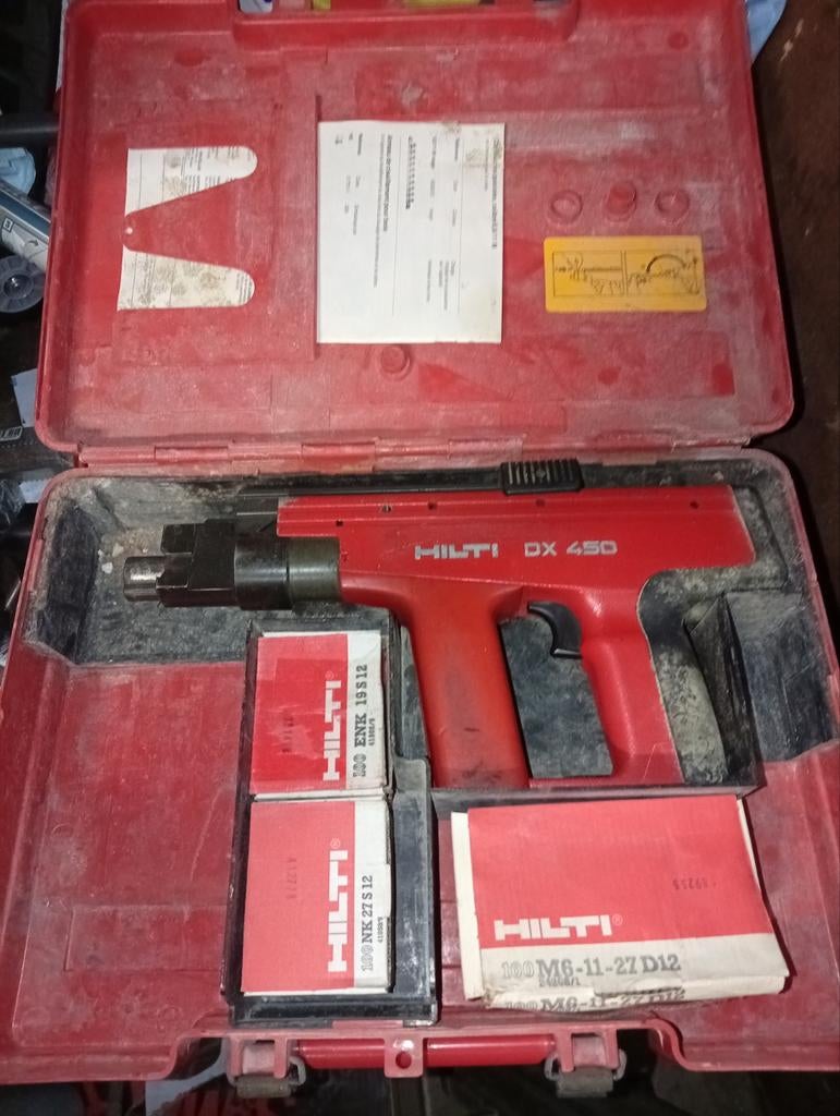 Hilti dx450, Doe-het-zelf en Bouw, 600 watt of meer, Overige typen, Ophalen of Verzenden, Zo goed als nieuw