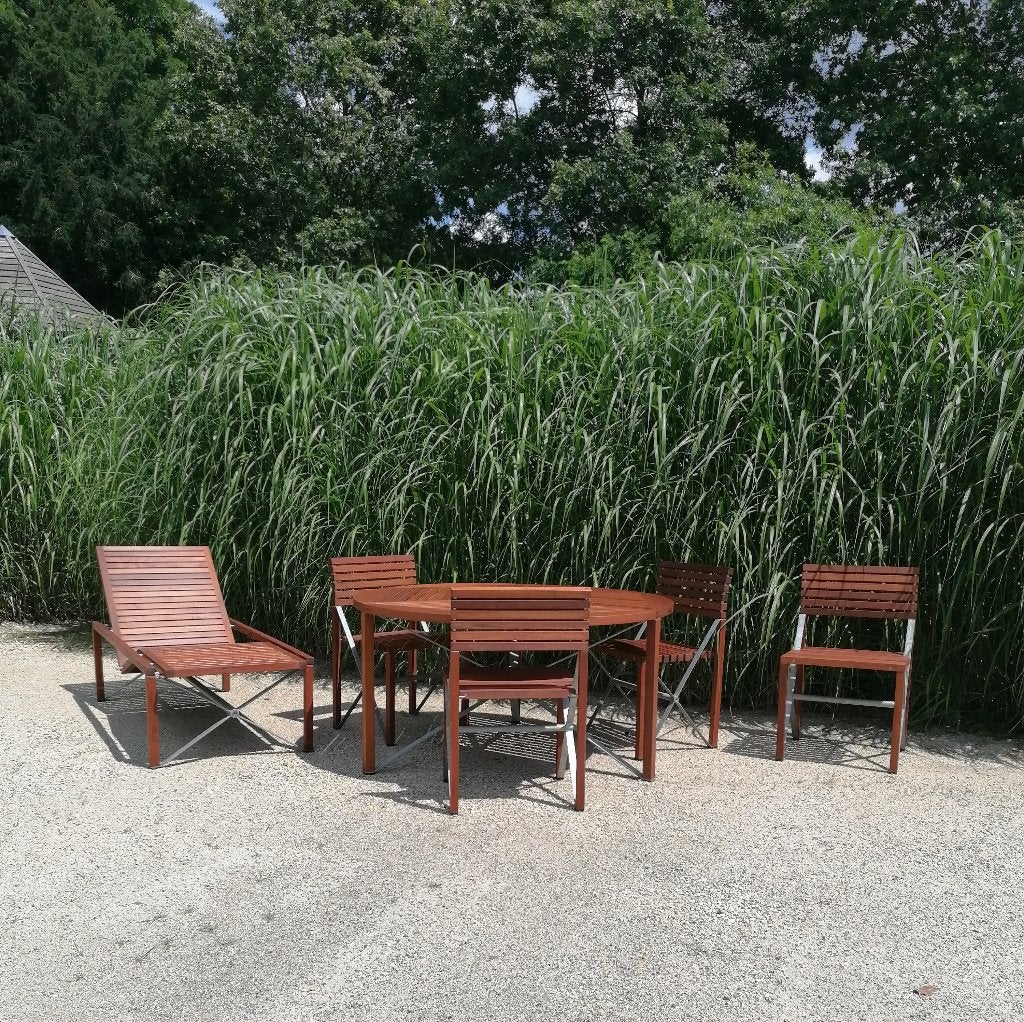 Tuinset, exclusief tuinset, Tuin en Terras, Tuinsets en Loungesets, Ophalen, 5 zitplaatsen, Teakhout, Nieuw