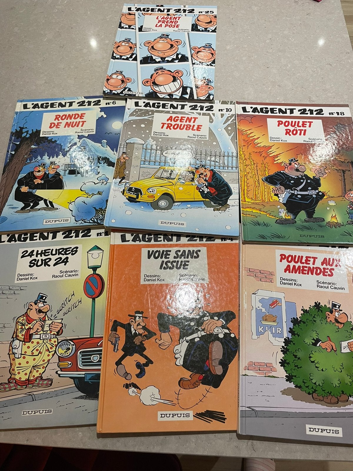 Lot de Bd l’Agent 212, Livres, BD, Enlèvement ou Envoi, Utilisé