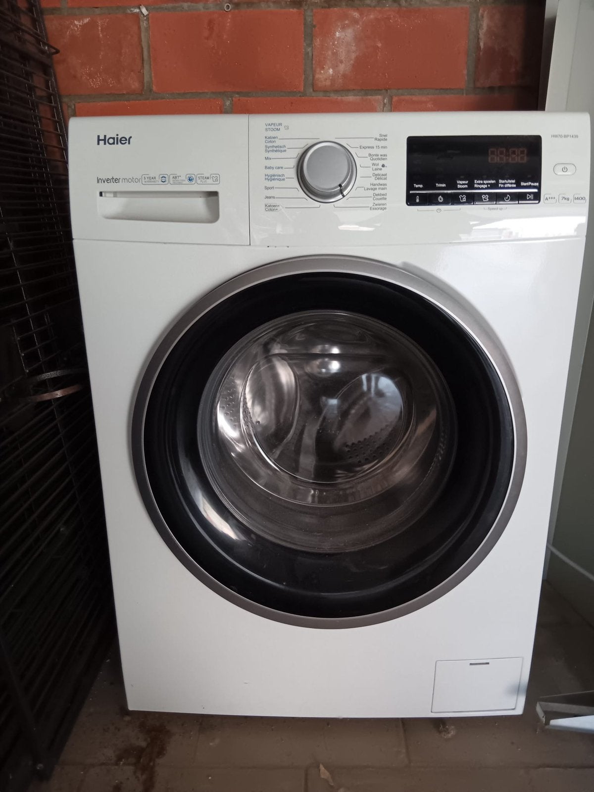 Wasmachine haier 4kg, Elektronische apparatuur, Ophalen, 4 tot 6 kg, Handwasprogramma, Voorlader