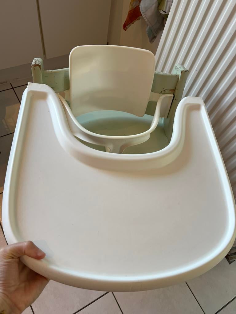 Tafelblad stokke (tripp trapp), Kinderen en Baby's, Kinderstoelen, Ophalen, Zo goed als nieuw