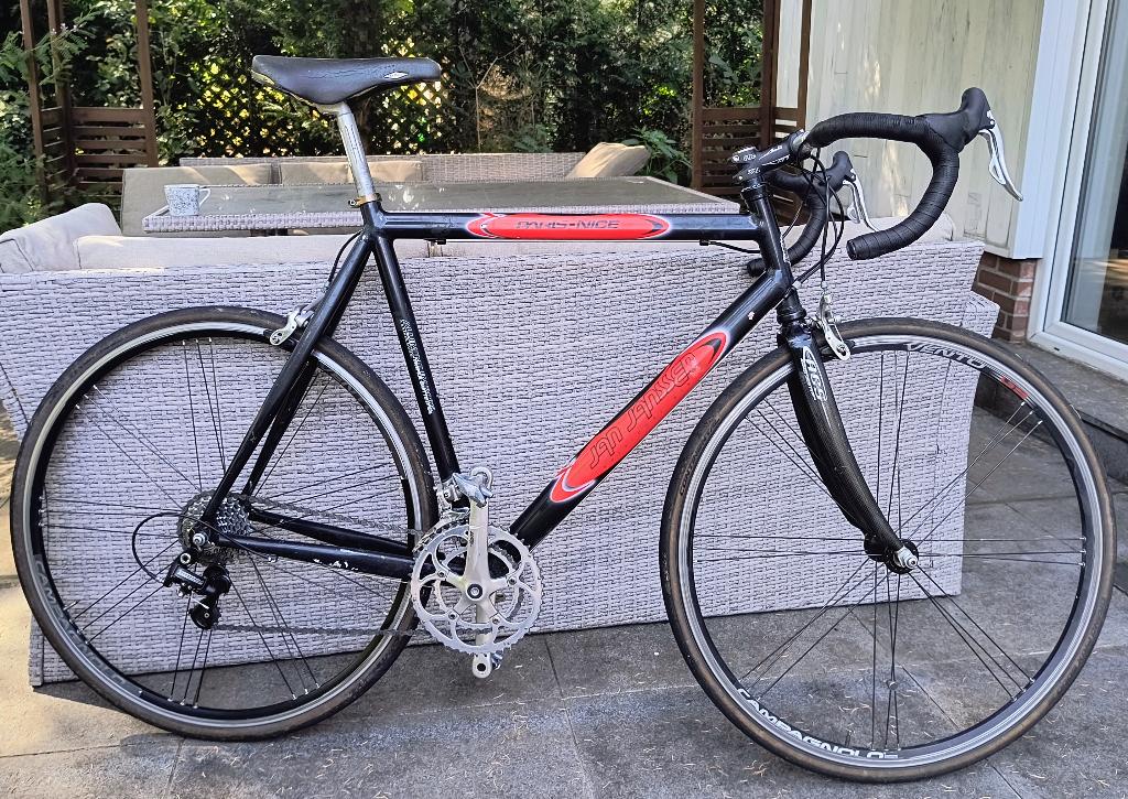 Koersfiets Jan Janssen Paris-Nice maat 60, Fietsen en Brommers, Fietsen | Racefietsen, Ophalen, Gebruikt, Aluminium, 15 tot 20 versnellingen