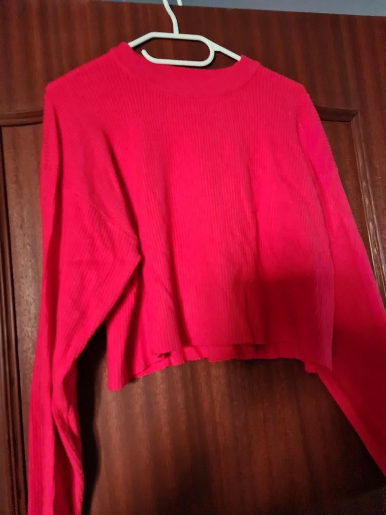 TM korte rode trekker/top, Rood