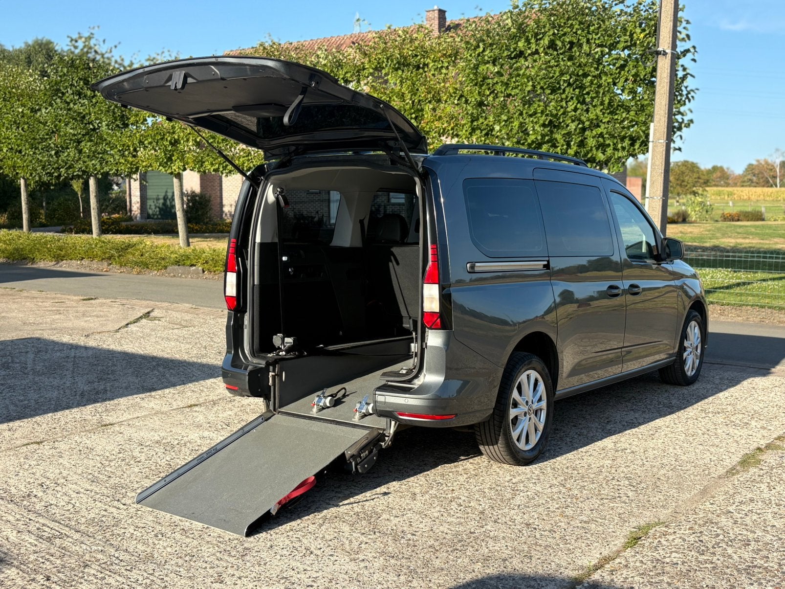 ️️️♿️Volkswagen Caddy Maxi 2.0TDI DSG Rolstoel Invalide TPMR, Auto's, Volkswagen, Automaat, Monovolume, Euro 6, USB