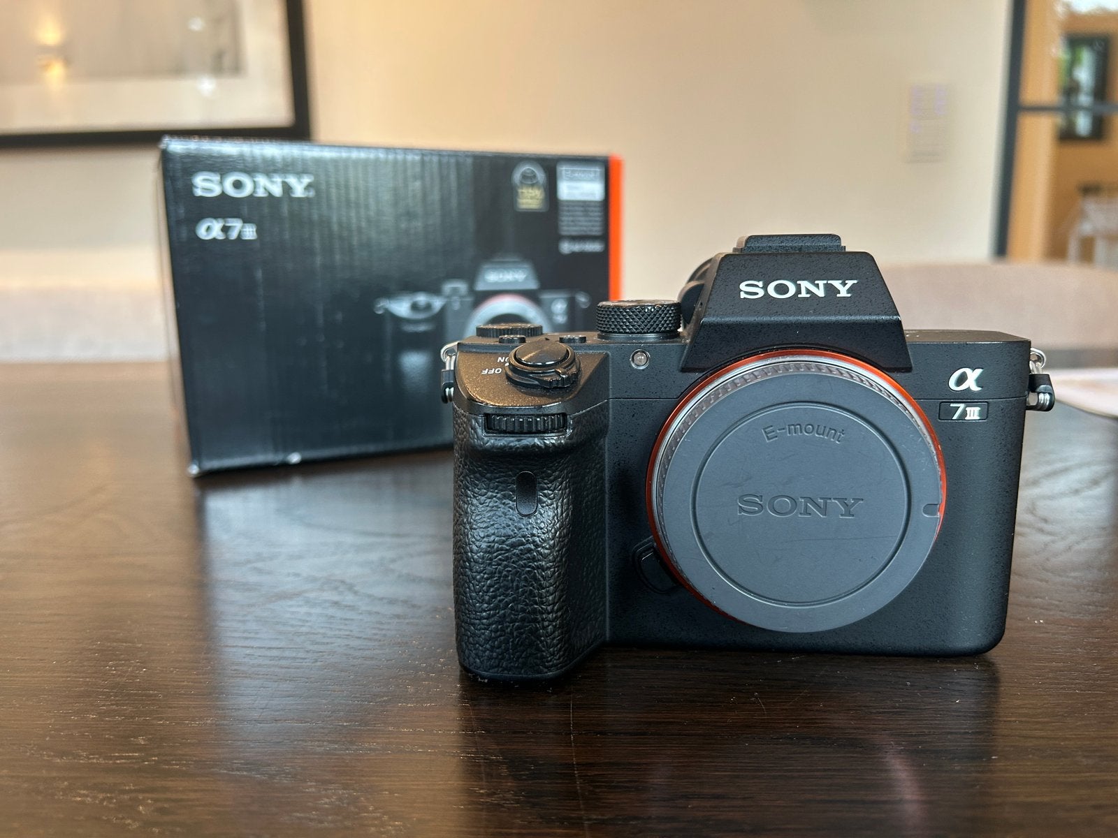 Sony a7iii - alpha 7 iii - full frame - body, TV, Hi-fi & Vidéo, Appareils photo numériques, Enlèvement, Comme neuf, Bouchon d'objectif