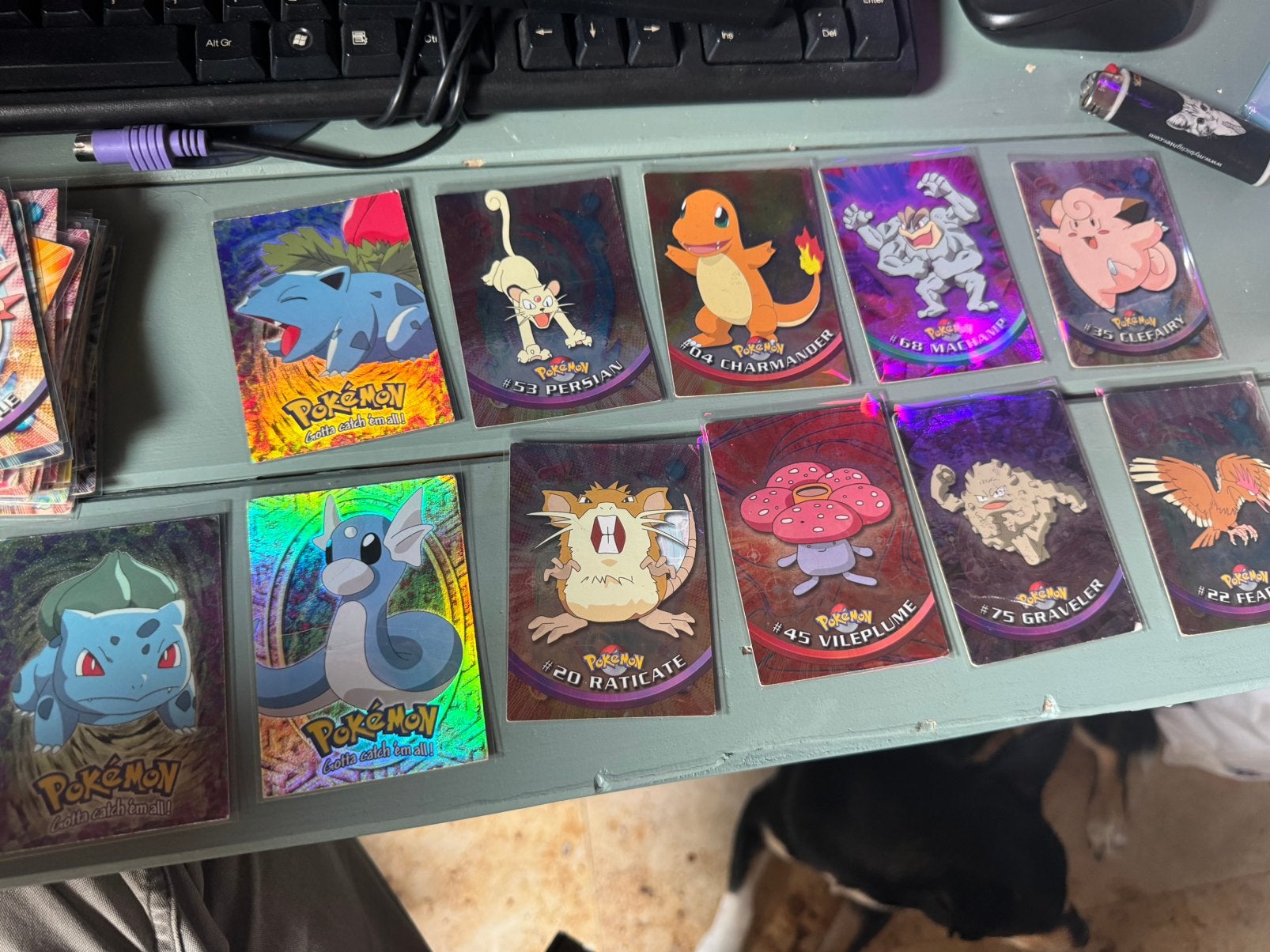 Verzameling Vintage Pokémon Topps Kaarten (1999) – 11 Stuks, Enlèvement ou Envoi, Utilisé, Plusieurs cartes, Foil