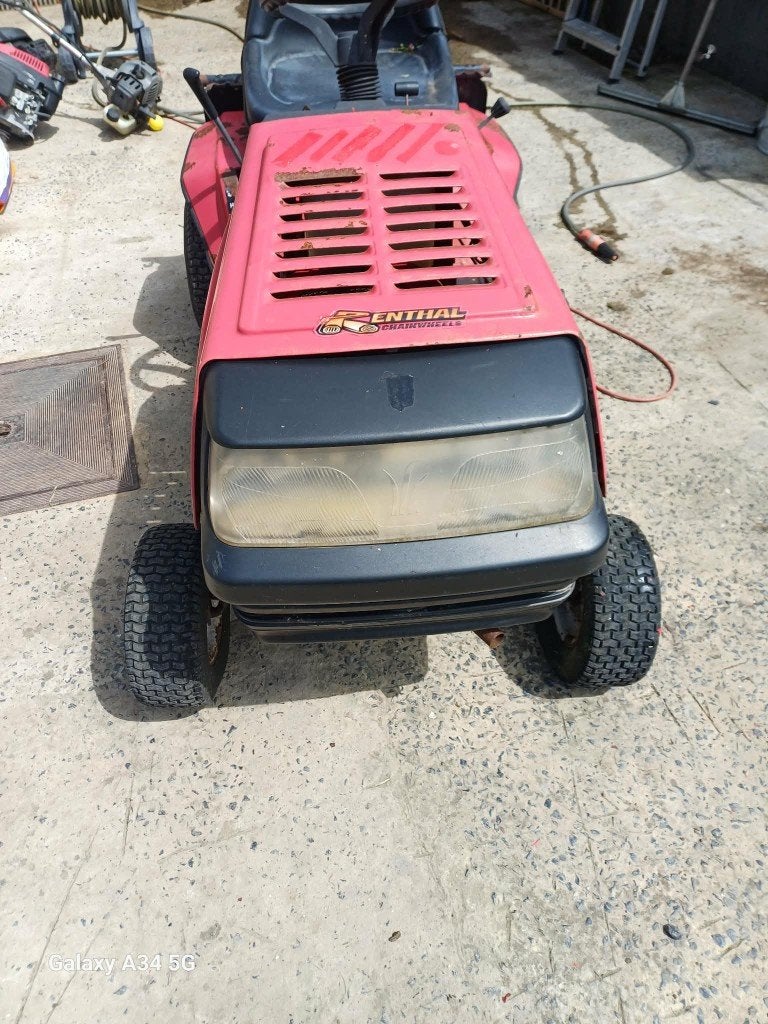 Pièces tracteur tondeuse mtd, castegarden el63, Jardin & Terrasse, Enlèvement, Utilisé, Bac de ramassage, 90 à 120 cm