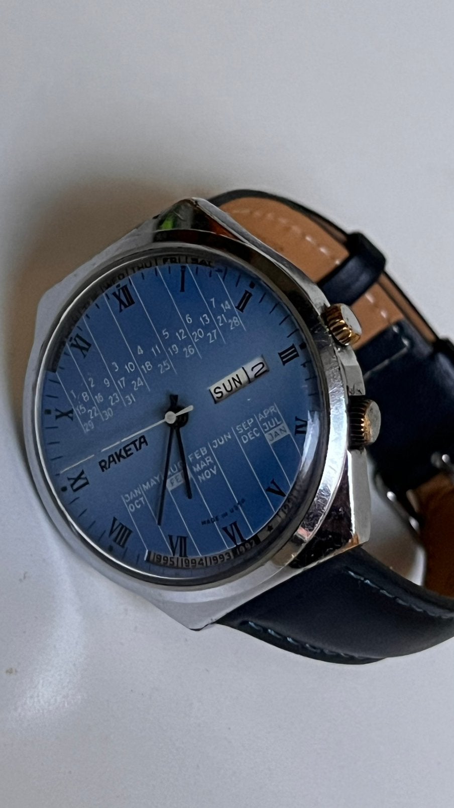 Soviet Raketa Perpetual Calendar, Enlèvement ou Envoi, Montre-bracelet