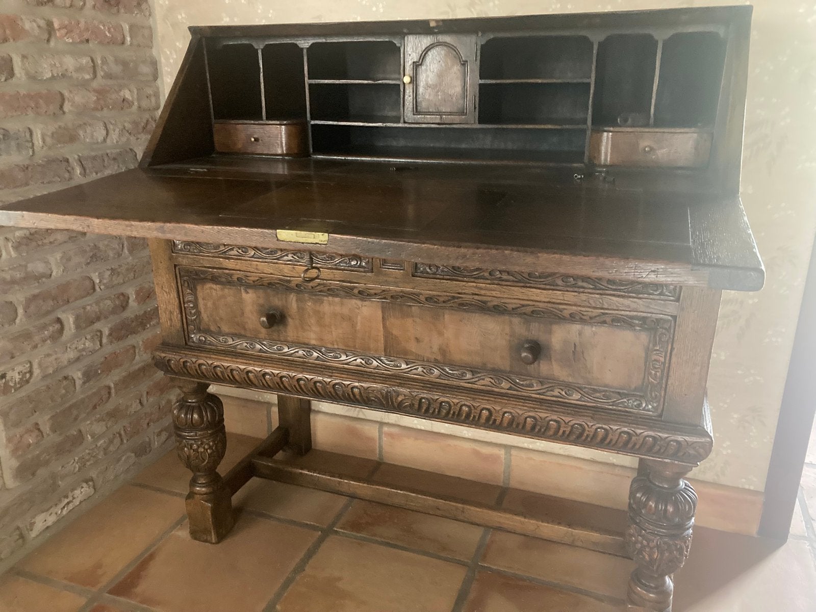 Antieke secretaire, Antiek en Kunst, Ophalen