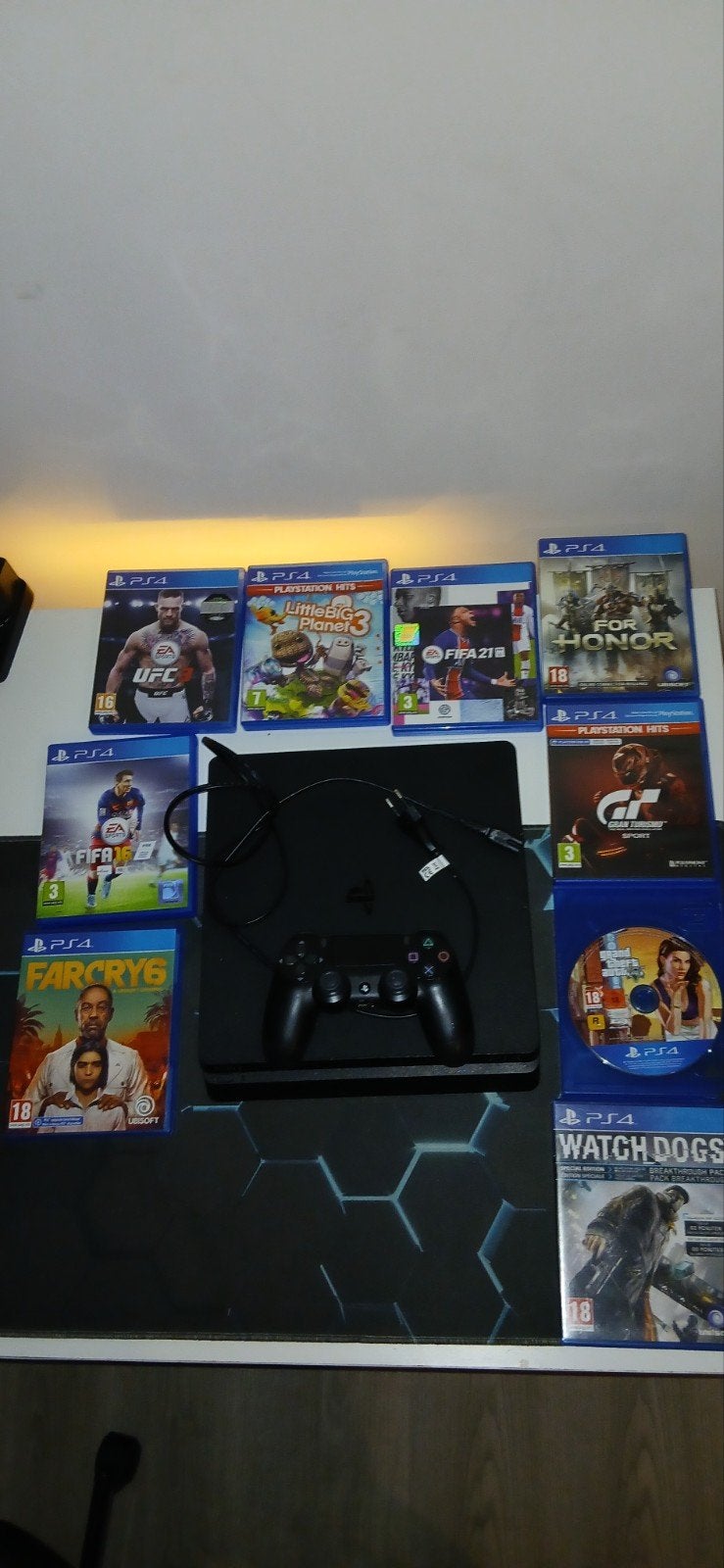 playstation 4, Ophalen, Met 1 controller, Original, 500 GB
