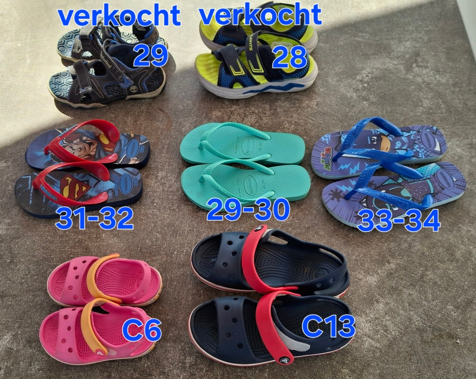 Tongs et sandales pour enfants, Garçon ou Fille, Comme neuf, Enlèvement, Chaussures