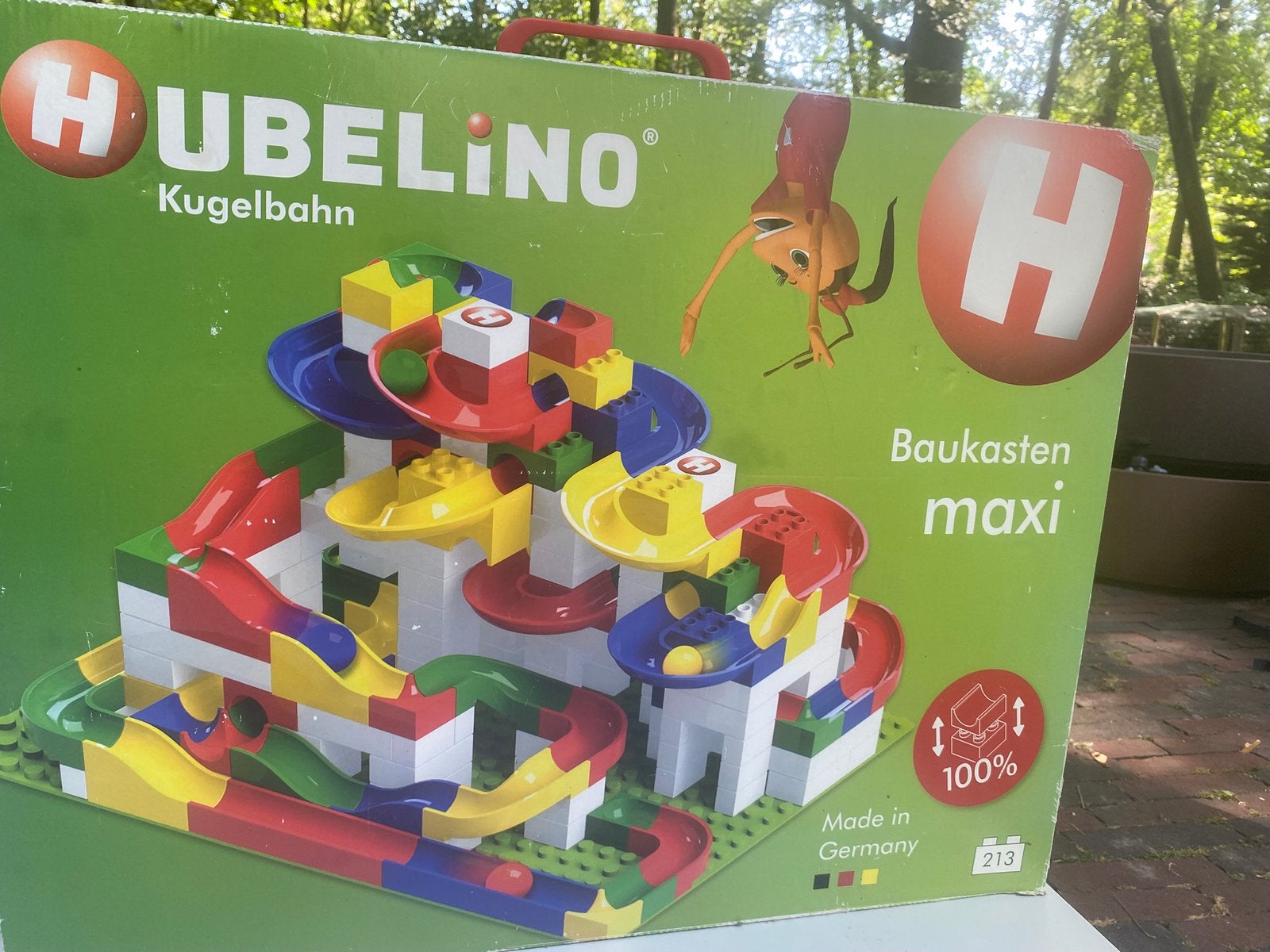 Hubelino kugelbahn / knikkerbaan, Ophalen, Gebruikt