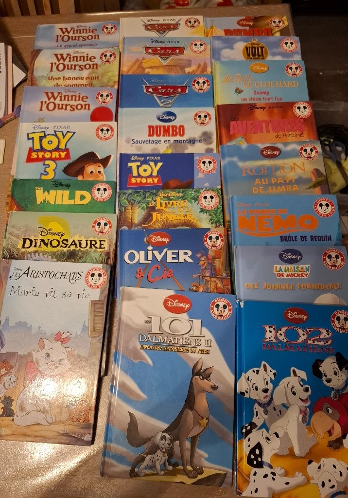 Livres disney, Enlèvement