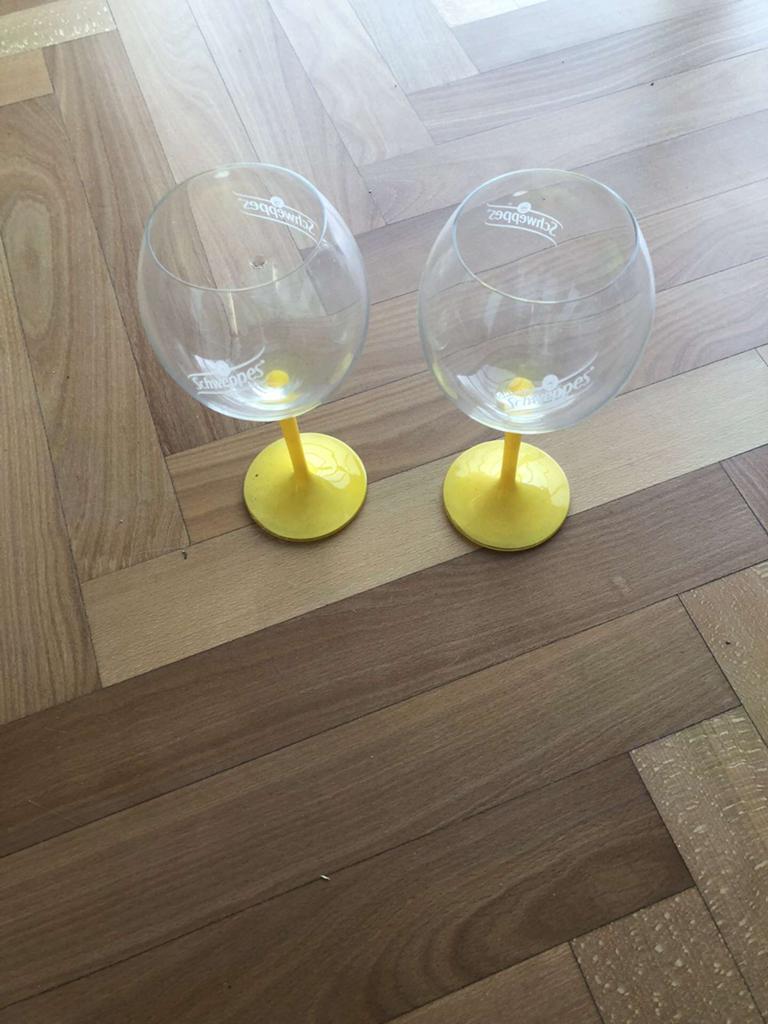Verres d’aperitifs Schweppes, Collections, Enlèvement ou Envoi, Comme neuf