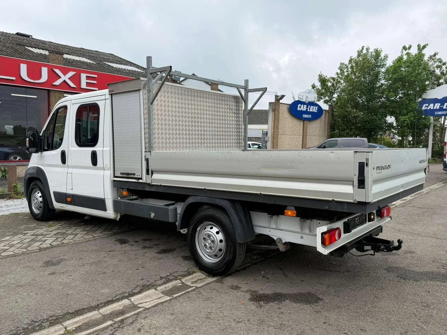 Peugeot Boxer 2.0 HDi L3H2 PLATEAU 7 PLACES TVAC, Autos, Cuir, Achat, Entreprise, 7 places