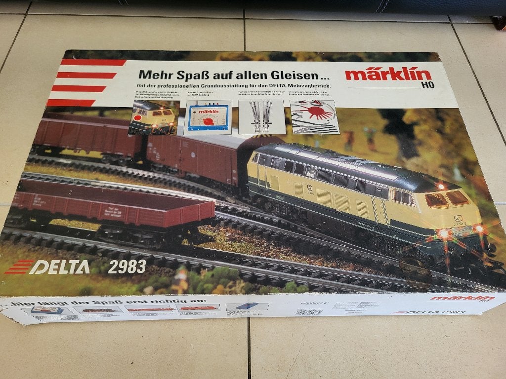 Coffret Marklin Delta 2983, Hobby & Loisirs créatifs, Trains miniatures | HO, Enlèvement, Utilisé, Courant alternatif, Märklin
