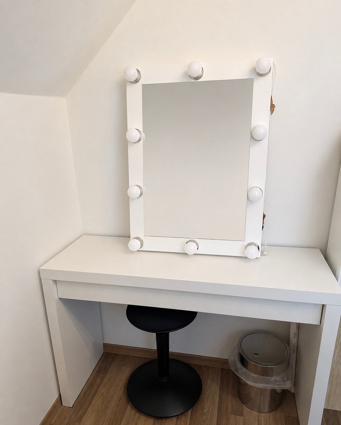 Make up tafel met spiegel, Huis en Inrichting, Tafels | Kaptafels, Ophalen, Zo goed als nieuw