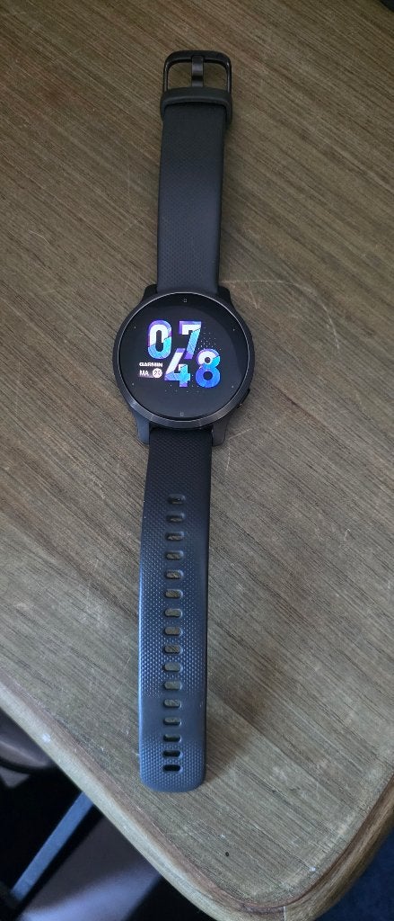 Garmin Venu 2 Music GPS Smartwatch – Zeer goede staat, Handtassen en Accessoires, Smartwatches, Ophalen, Zwart, Garmin, Zo goed als nieuw