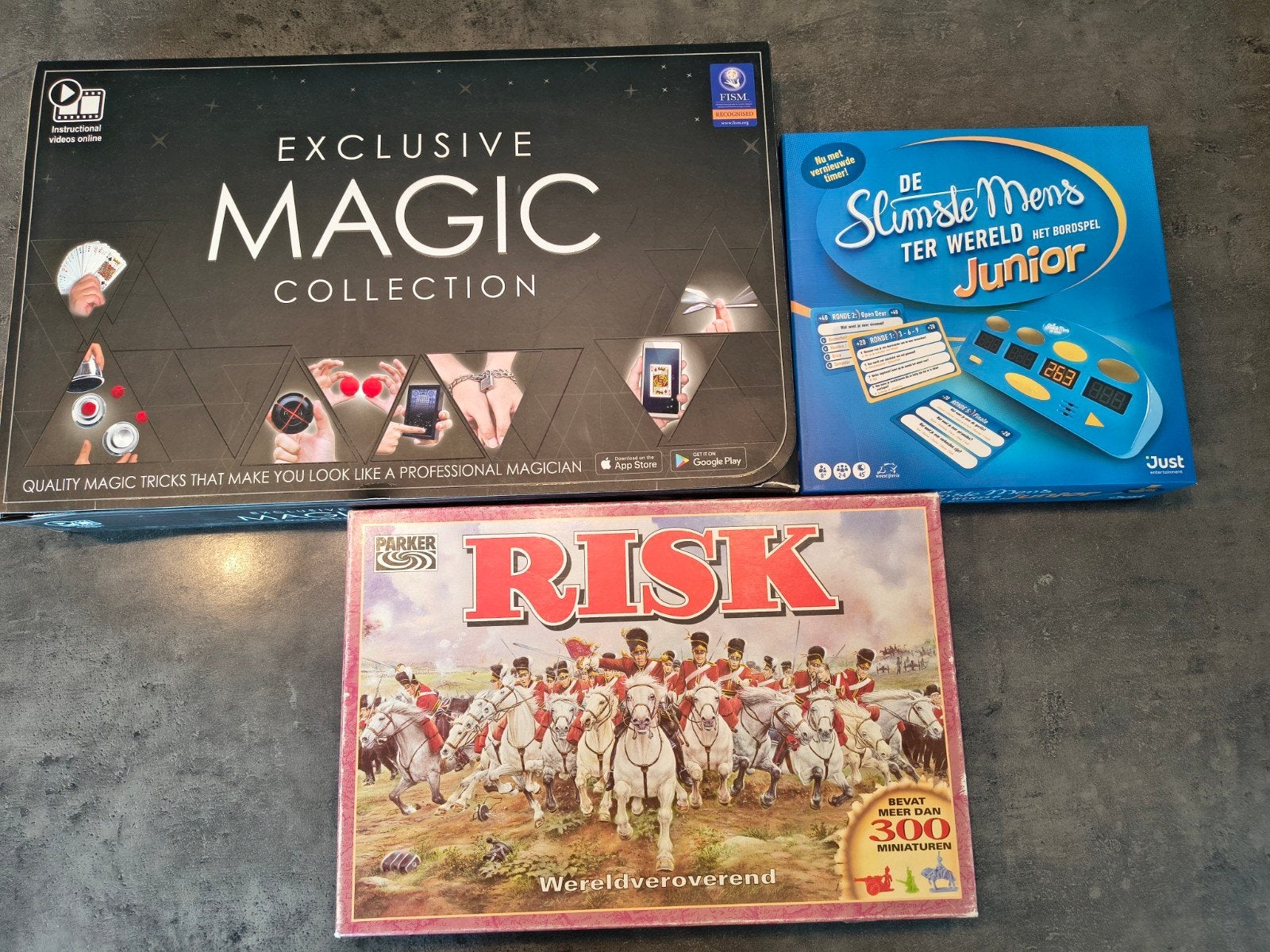 set van gezelschapsspellen, Hobby en Vrije tijd, Ophalen