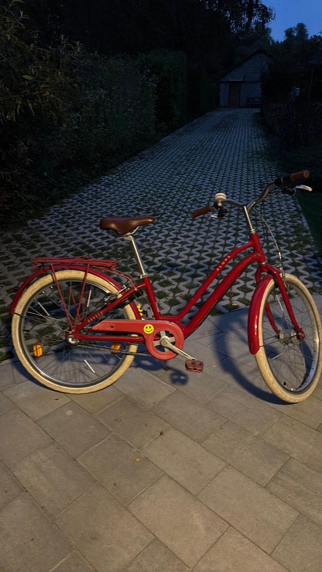 Kinderfiets elops, Fietsen en Brommers, Ophalen, Velgrem, Elops ( Decathlon ), Handrem